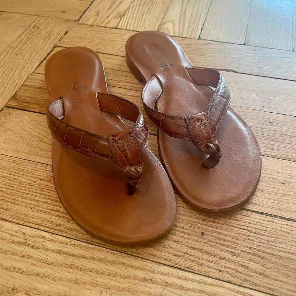 Eliza B. Leather Sandals